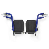 Medline - Wca808965be - Footrest Assembly, Blue, Hemi,Pair - Pair