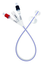 Hr Healthcare - D10020 - Trucath Duo 100% Silicone Dual - Balloon 2 - Way Foley Catheter, 20 Fr