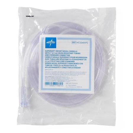 Medline - Hcss4517S - Cannula,Oxy,Inf,Super Soft,W/7'Tub - Each