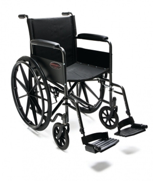 Graham Field - 3H021100 - W/C Advantage Lx Fxd Ftr E&J Vinyl Upholstery - 300Lb - Each