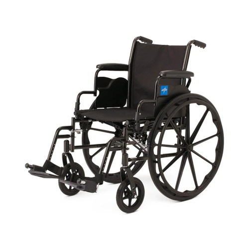 Medline - K3206n24s - Wheelchair, K3, 20", Sb Ddla, Sa Foot - Each