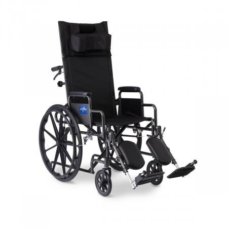 Medline - Kr168n21e - Wheelchair, Recl, 16", Nylon Dla, Elr - Each