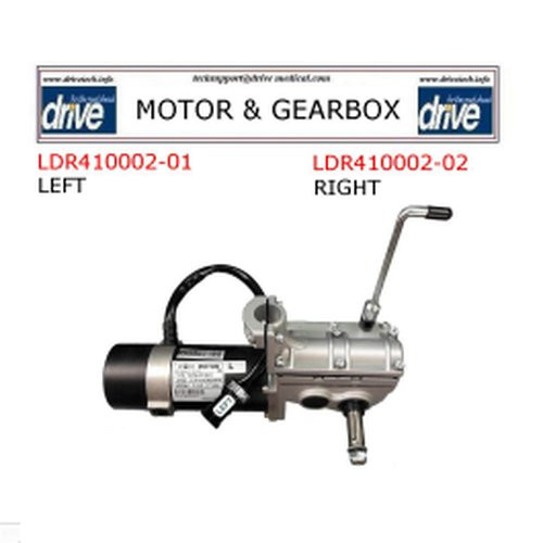 Drive Devilbiss Healthcare - Ldr410002-01 - Medical Left Gearbox Assembly - Medalist/Renegad - Each