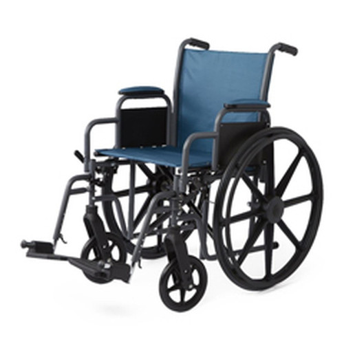 Medline - Mds806250eet - Wheelchair,K1 Basic,18, Teal Mb - Each