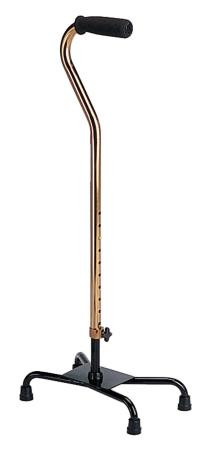 Medline - Mds86228brz - Cane, Quad, Large Base, Bronze - Each