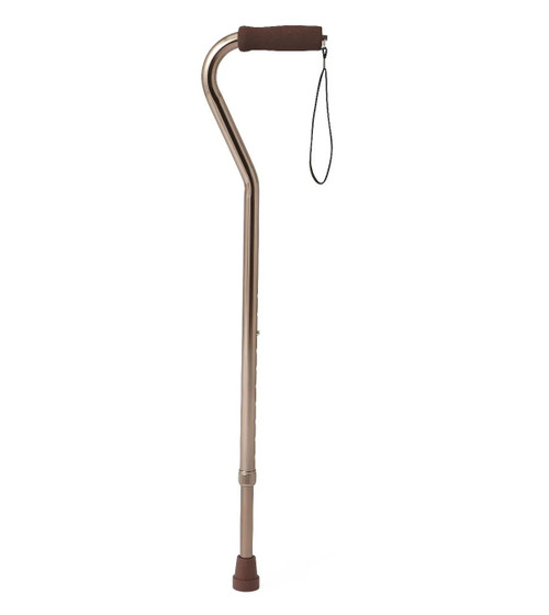 Medline - Mds86420Brzh1 - Cane, Offset, Bronze, Aluminum - Each