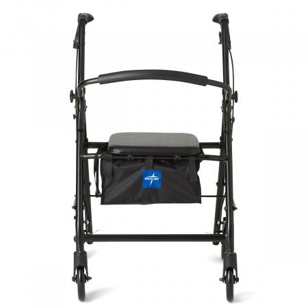 Medline - Mds86830ebl - Rollator, Basic, Black, 6" - Each