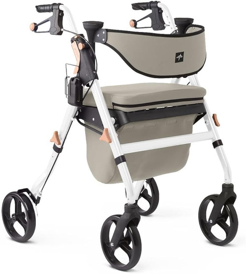 Medline - Mds86845w - Rollator, Empower, White, Mb - Each