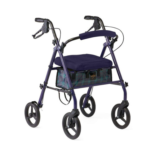 Medline - Mds868sknm - Rollator,Steel,8,Navy,Mb - Each