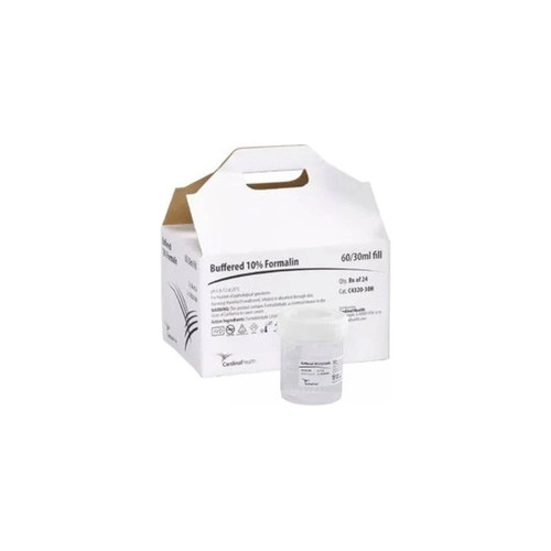 Cardinal Health - Handi Pack - C4320-30H - Prefilled Formalin Container 30 Ml Fill In 60 (2 Oz.) Screw Cap Warning Label / Patient Information Nonsterile - Box/1