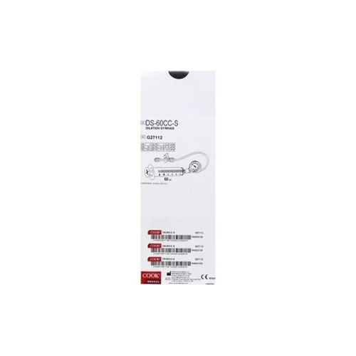 Cook Medical - G27112 - Dilation Syringe Nonsterile, 50 Ml Capacity, 200 Psi - Box/5