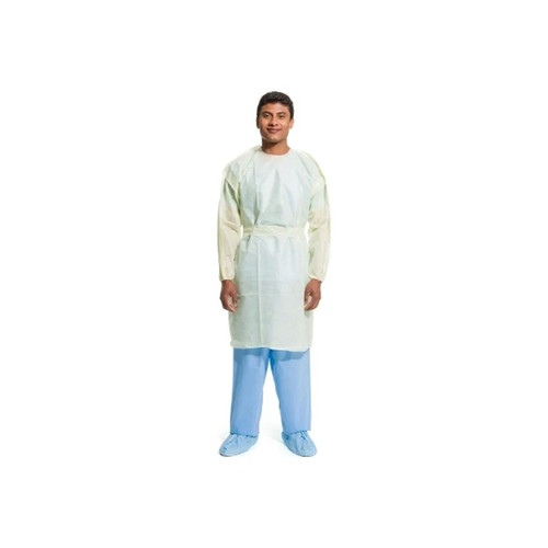 O&M Halyard - Basics - 13961 - Gown, Isolation Tri - Layer Ylw Xlg - Bag/10