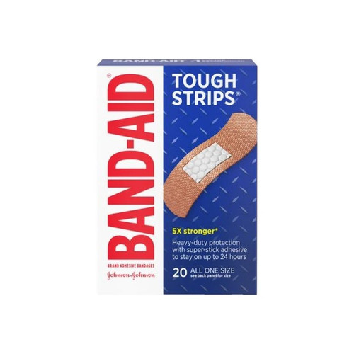 Johnson & - Band-Aid - 111713100 - Bandaid, Tough Strip 1 X3 1/4 - Box/20