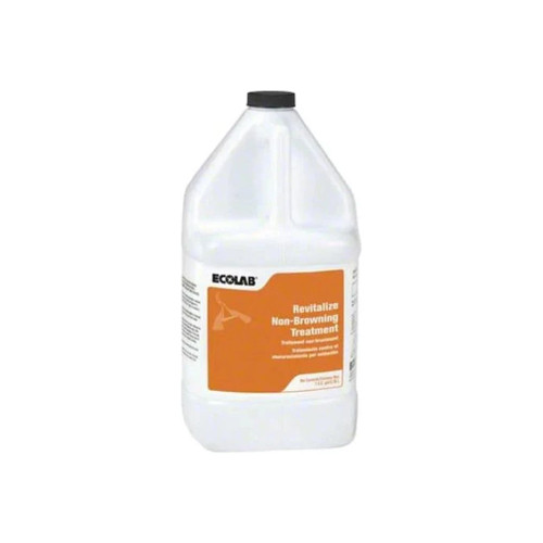 Ecolab - Revitalize - 6195036 - Carpet Non - Browning Treatment Liquid 1 Gal Jug Scented - Case/4
