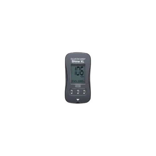 Arkray - Glucocard Expression - 542110 - Shine Usa - Blood Glucose Meter 5 Second Results Stores Up To 250 No Coding Required - Case/4