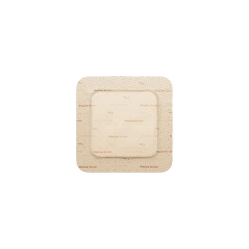 Molnlycke Health Care - Mepilex Ag - 595300 - Border Flex Foam Dressing 4 X Inch With Film Backing Silicone Adhesive Square Sterile - Case/50