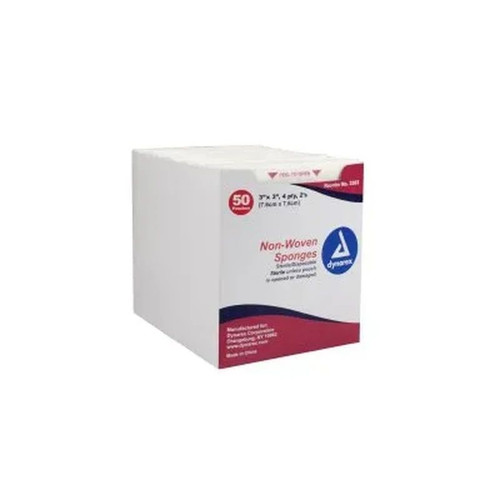 Dynarex - 3362 - Gauze, Sponge Str 2S Non - Woven4Ply 2 X2 - Case/1500