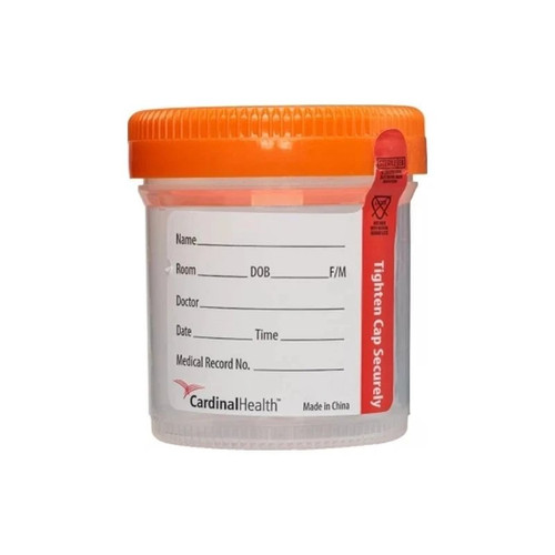 Cardinal Health - Cardiac Science - CHB13903A - Urine Specimen Container 53 X 62 Mm 90 Ml Screw Cap Sterile 