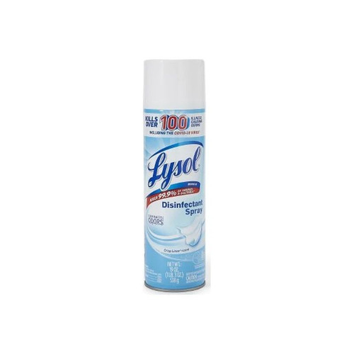 Lagasse - Lysol - Rac79329Ct - Surface Disinfectant Cleaner Alcohol Based Aerosol Spray Liquid 19 Oz Can Crisp Linen Scent Nonsterile - Case/12