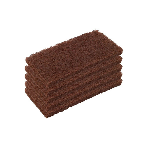 3M - Doodlebug - 8541 - Chemical Solutions Division Pad, Scrub N Strip Brn 4.625 X10 - Case/20