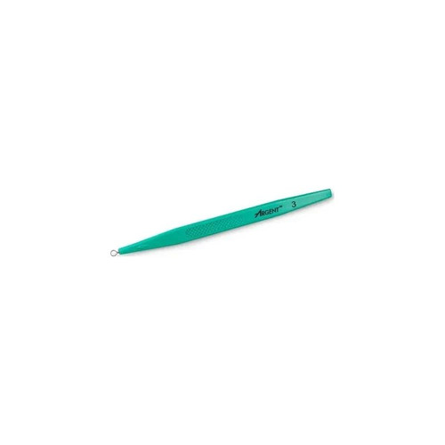 Mckesson - 16-Dc3 - Dermal Curette 5 - 1/2 Inch Length Flat Textured Handle 3 Mm Tip Semi - Sharp Loop - Box/50