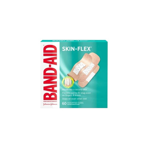 Johnson & - Band-Aidskin-Flex - 38137118351 - Sales - Adhesive Strip 1 - 1/8 X 2 - 3/8 Inch / 7/8 3/4 5/8 Plastic Rectangle Tan Sterile - Box/60