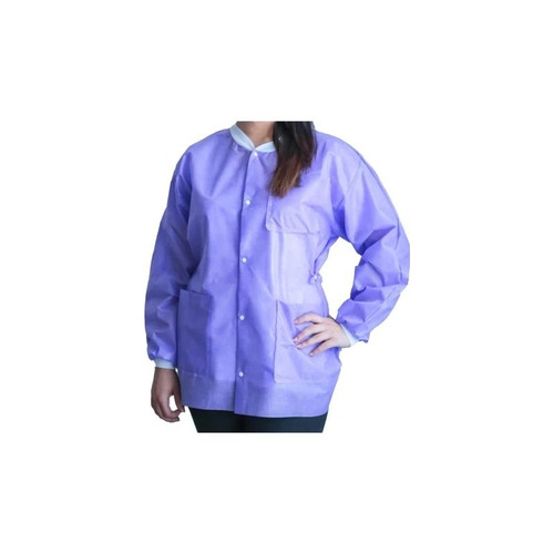 Dukal - Fitme - Ugj-6504-Xxl - Lab Jacket Purple 2X - Large Hip Length 3 - Layer Sms Disposable - Case/50
