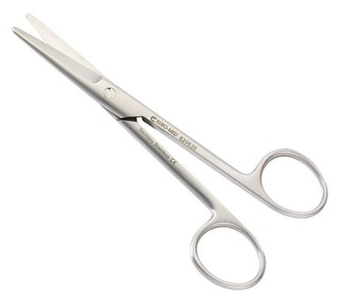 Cooper Surgical - Euro-Med - 62069 - Operating Scissors Mayo 6 - 3/4 Inch Length Grade Stainless Steel Nonsterile Finger Ring Handle Curved Blunt Tip / - Each