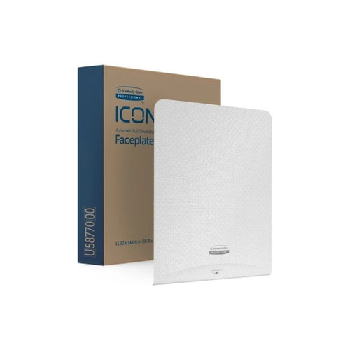 Kimberly Clark - 58770 - Faceplate, F/Auto Twl Paper Dspn Wht Mosaic - Case/1