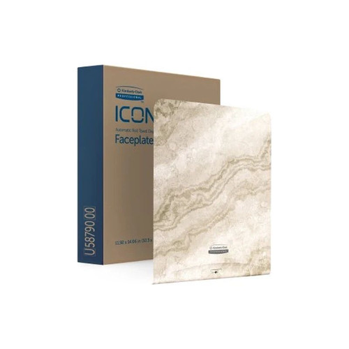 Kimberly Clark - 58790 - Faceplate, F/Auto Twl Paper Dspn Warm Marble - Case/1