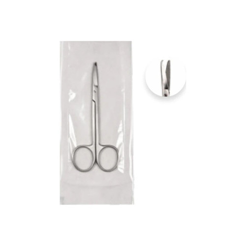 Trinity Sterile - 5013 - Stitch Scissors Spencer 4 - 1/2 Inch Length Stainless Steel Finger Ring Handle Straight Blunt Tip / - Case/50
