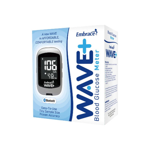 Omnis Health - Embrace - Apx04Ab0400Bt - Wave Blood Glucose Meter - Each