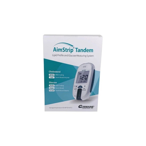 Germaine Laboratories - Aimstrip - 77301 - Tandem Lipid And Glucose Analyzer Clia Waived - Each
