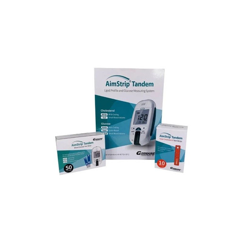 Germaine Laboratories - Aimstrip - 77345 - Tandem Lipid And Glucose Analyzer Clia Waived - Each