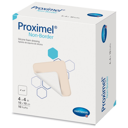 Hartmann - 15713104 - Dressing, Wnd Sil Tapered Proximel N/Brdr 8X8" - Box/5