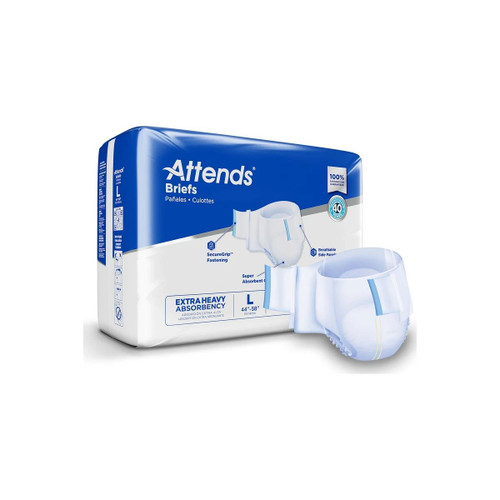Attends Healthcare - Ddp30100 - Brief, Xheavy Absorbency Lg - Bag/25