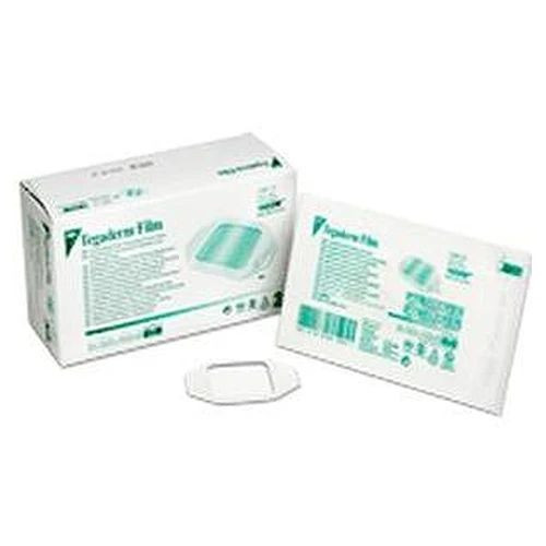 3M - 1614 - Tegaderm Transparent Adhesive Film Dressing With Border 2 - 3/8 X 3/4 - Box/100