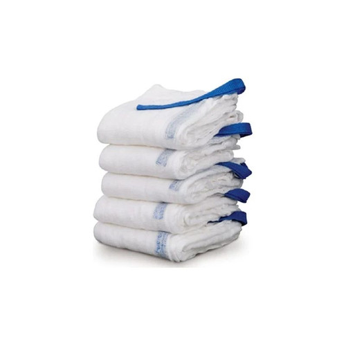 Medical Action Industries - 211 - Surgical Laparotomy Sponge X - Ray Detectable Cotton 12 Inch 5 Count Pack Nonsterile - Case/200