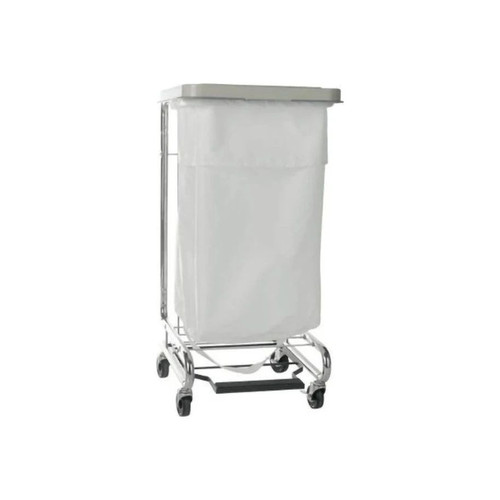 Mckesson - 03-159000 - Hamper Stand General Purpose Rectangular Opening 30 To 33 Gal Capacity Foot Pedal Self - Closing Lid - Case/1