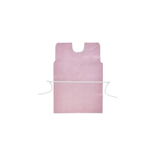 Graham Medical - 70243N - Products Patient Exam Gown One Size Fits Most Mauve Disposable - Case/50