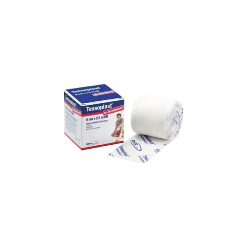 Bsn Medical - Tensoplast - 02595002 - Elastic Adhesive Bandage 3 Inch X 5 Yard No Closure White Nonsterile Medium Compression - Case/36