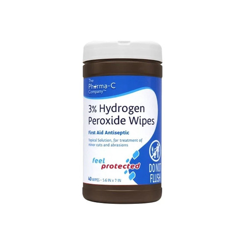 Kleen Test Products - Pharma-C-Wipes - 63-13271 - Antiseptic Skin Wipe Towelette Canister - Package/1
