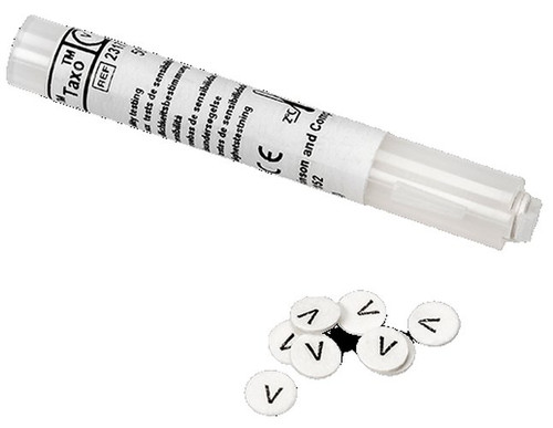 Bd Becton Dickinson - Bbl - 231041 - Taxo A Differentiation Disc Bacitracin 0.04 U - Package/6