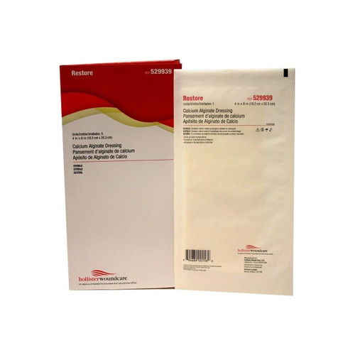 Hollister - Calcicare - 529937R - Alginate Dressing 4 X 3/4 Inch Rectangle - Each