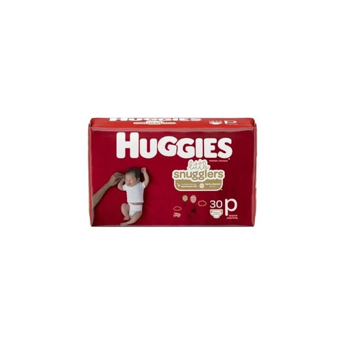 Kimberly Clark - Huggies Little Snugglers - 67330 - Unisex Baby Diaper Preemie Disposable Heavy Absorbency - Box/30