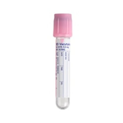 Bd Becton Dickinson - Vacutainer - 367842 - Venous Blood Collection Tube K2 Edta Additive 2 Ml Hemogard Closure Plastic - Case/1000