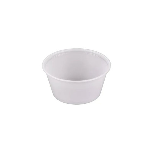 Rj Schinner - Solo - P325N - Co - Souffle Cup 3.25 Oz Translucent Plastic Disposable - Case/2500