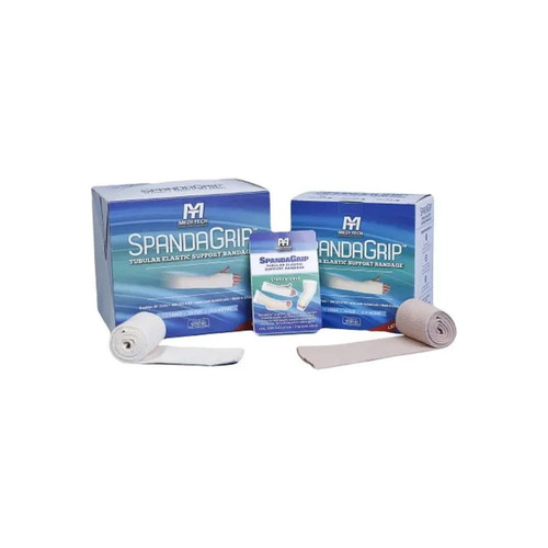 Medi-Tech - Spandagrip - Sag13111 - International - Elastic Tubular Support Bandage 2 - 1/2 Inch X 11 Yard Small Hand / Arm Pull On Natural Nonsterile Size B Standard Compression - Each