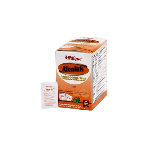 Medique Products - Alcalak - 10147 - Antacid 420 Mg Strength Chewable Tablet 200 Per - Box/200