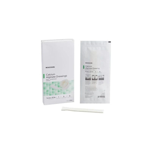 Mckesson - 3564 - Alginate Dressing 3/4 X 12 Inch Rope - Box/5